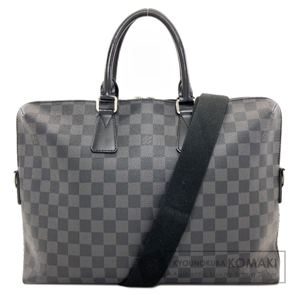Louis Vuitton Porte documents Jour Business Bag Damier Canvas